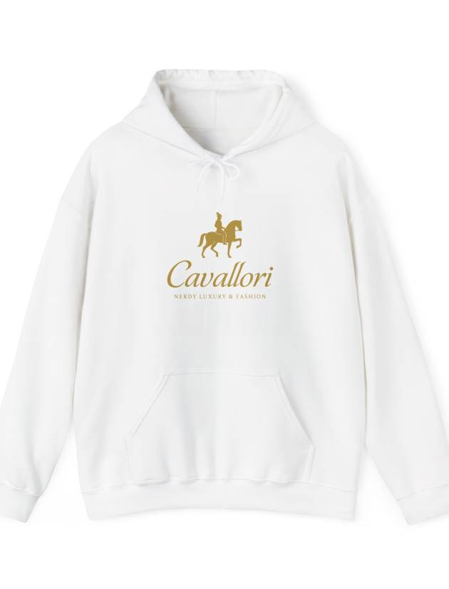 Cavallori Equestrian Logo Hoodie — Luxe Gold Horse Pullover