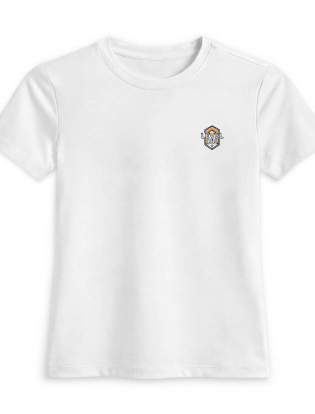 Women's 'Level Up' Floral Tee — Minimal Botanical Graphic T-Shirt