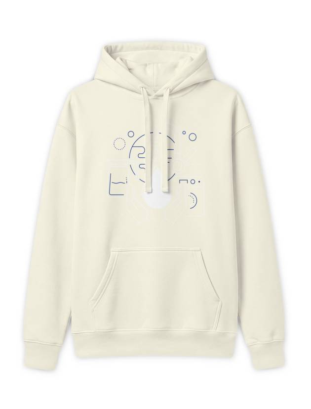 Progress Graphic Hoodie — Minimalist Zen Drop Design
