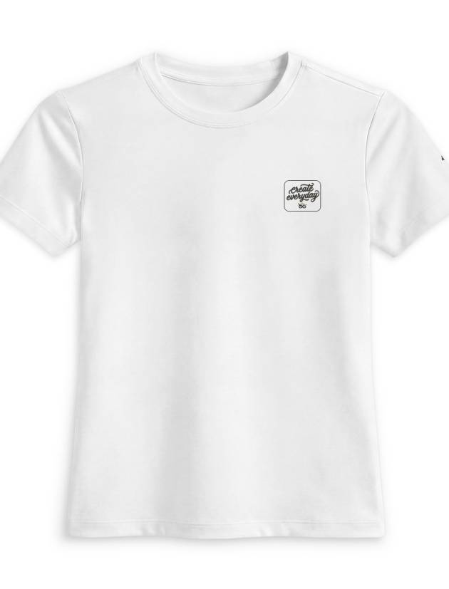Classic Women's Fitted Tee — Small Front Jeep Badge Graphic